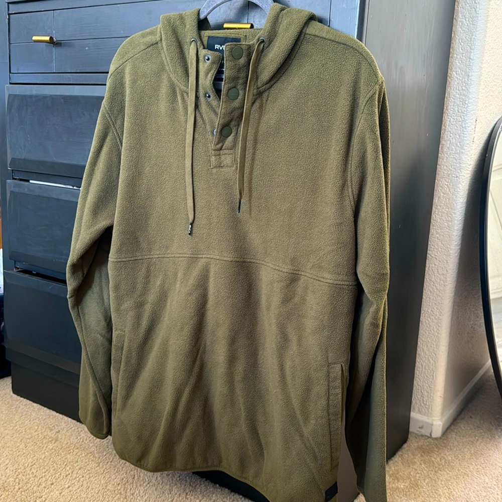 RVCA fleece pullover hoodie